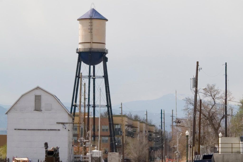 An old town on Arvada, CO