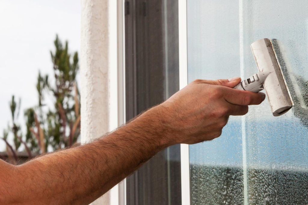 Cleaning house window