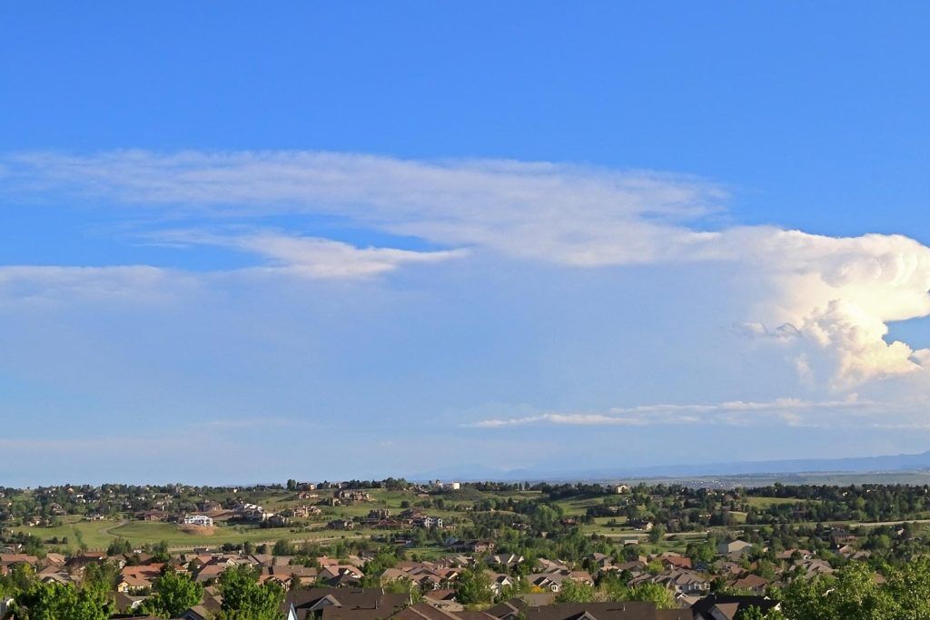 Residential view on Centennial, CO